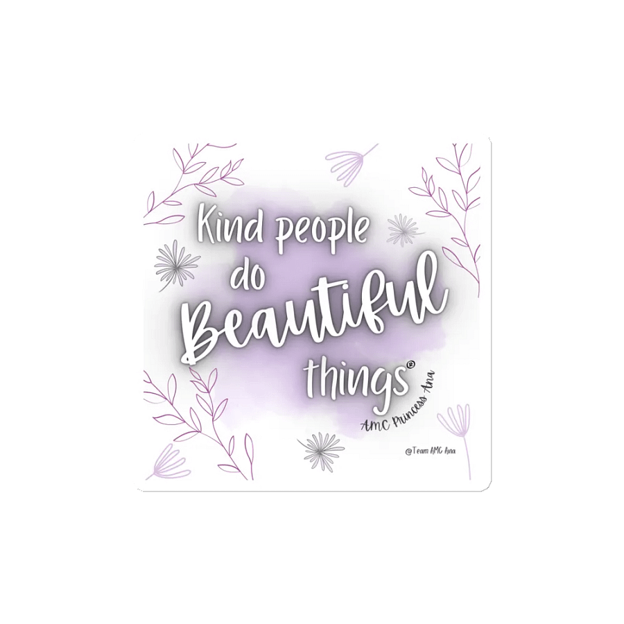 KPDBT - White/Lavender Magnet product image (1)
