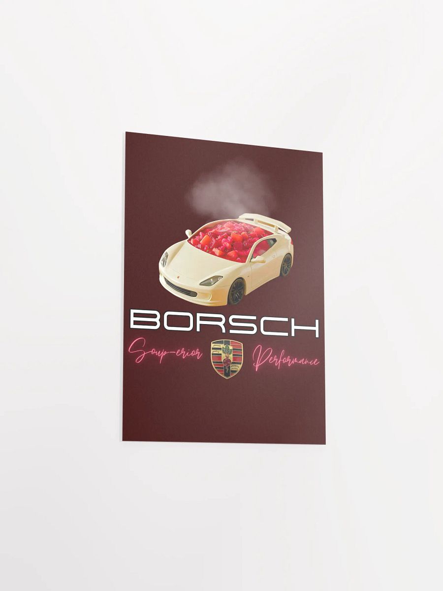 Borsch - Soup-erior Performance Funny Sports Car Poster product image (26)