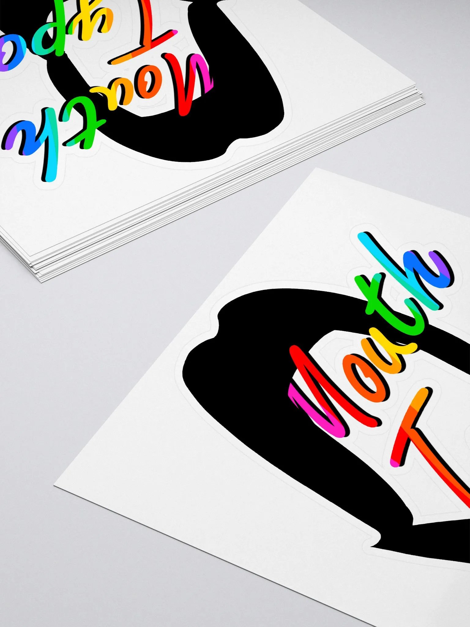 Mouth Typos (Rainbow) Sticker product image (4)