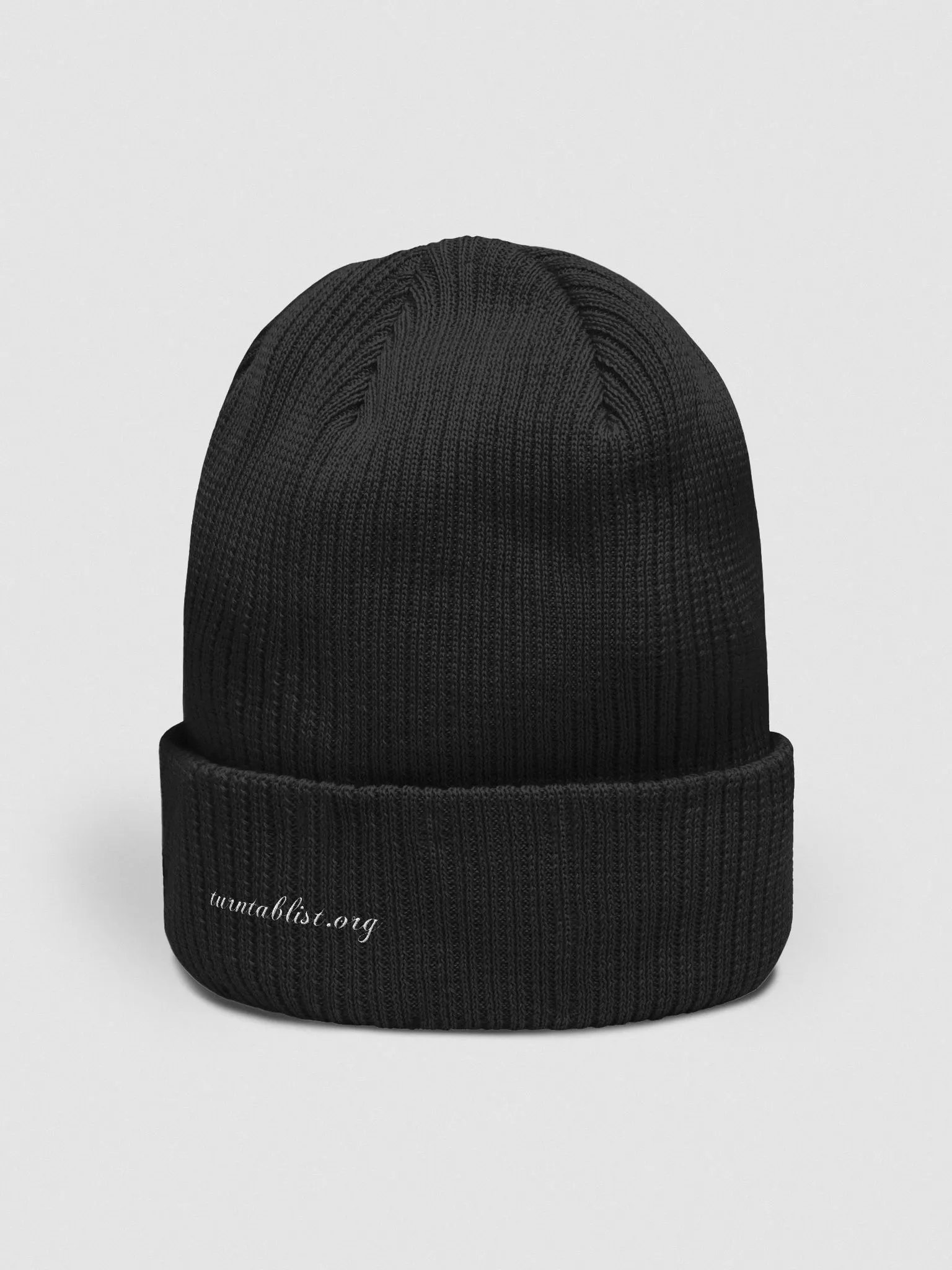 Script Logo Ribbed Knit Beanie product image (2)