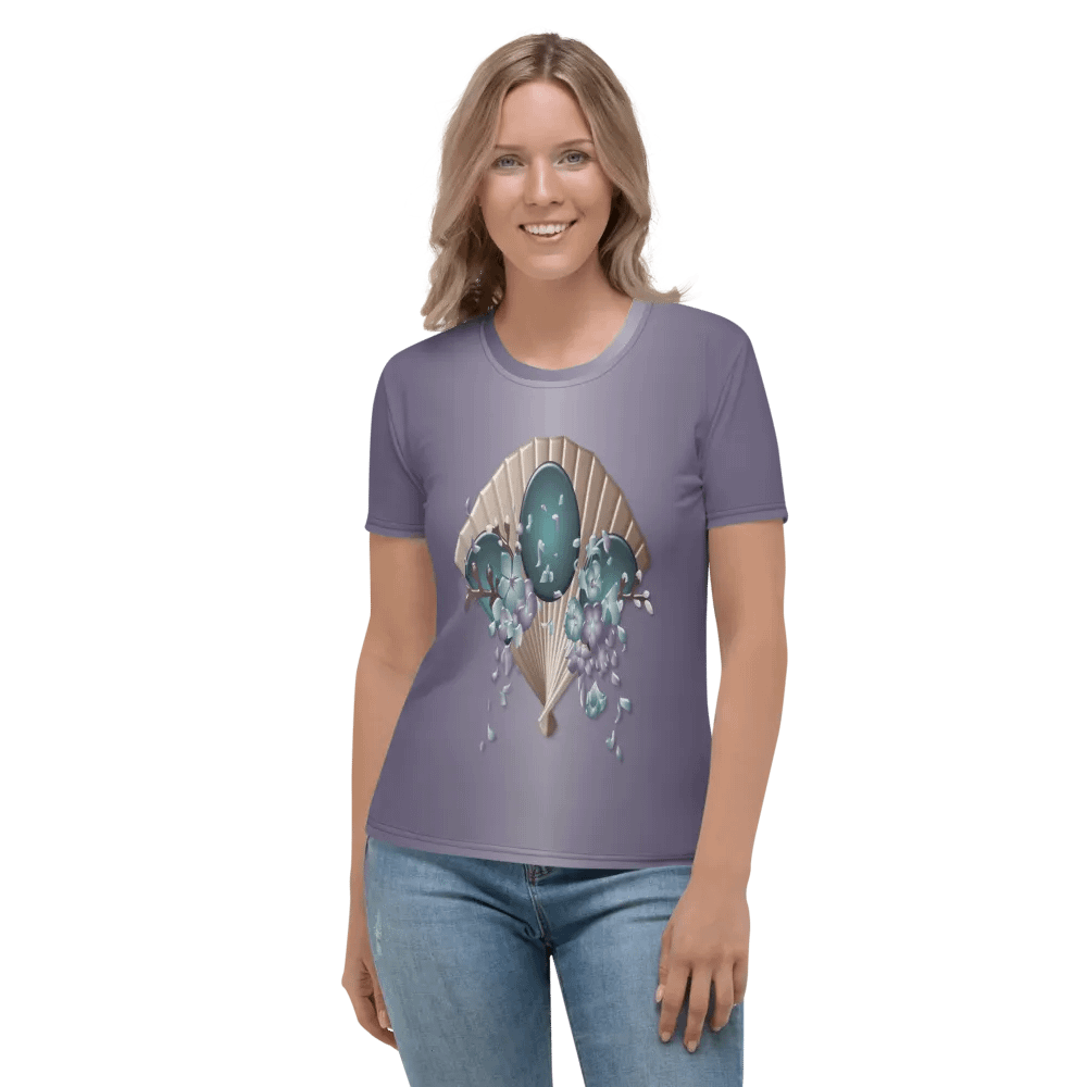 Floral Themed All Over Print T-shirt product image (2)
