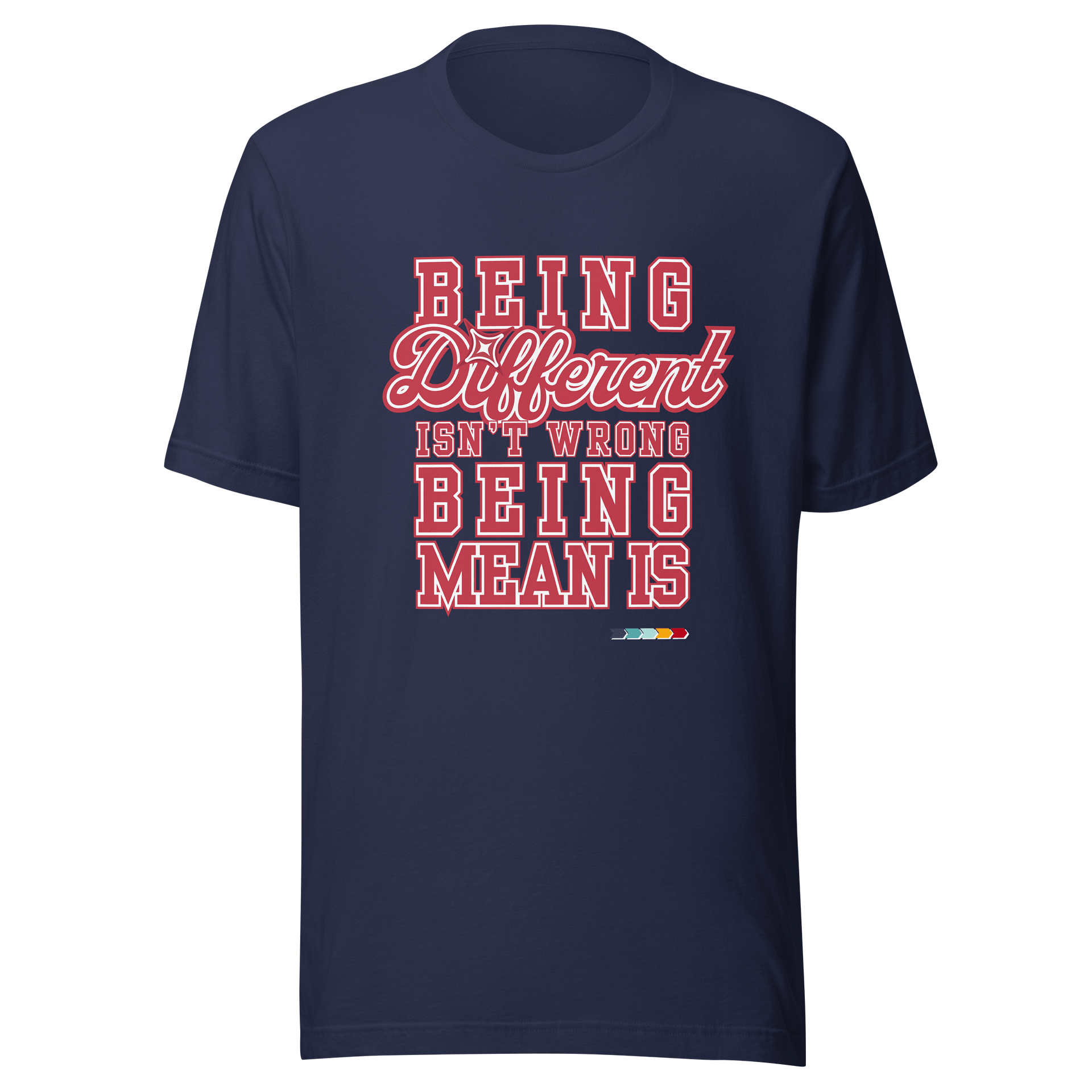 Empathy Edge Tee – “Different Isn’t the Problem” | Recycled Blend Kids & Youth Empowerment T-Shirt — Fulfilled in US, EU & UK product image (1)