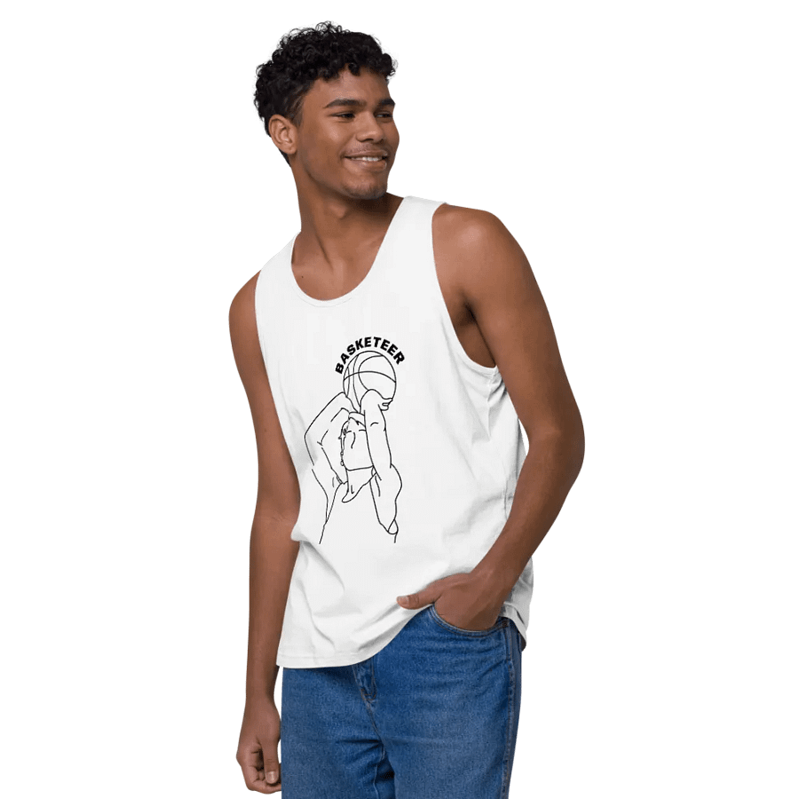 'Basketeer' Midweight Cotton Tank Top product image (4)