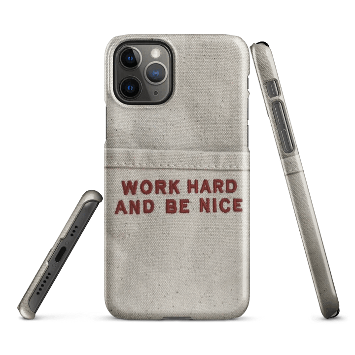 WORK HARD Snap Case for iPhone® product image (2)
