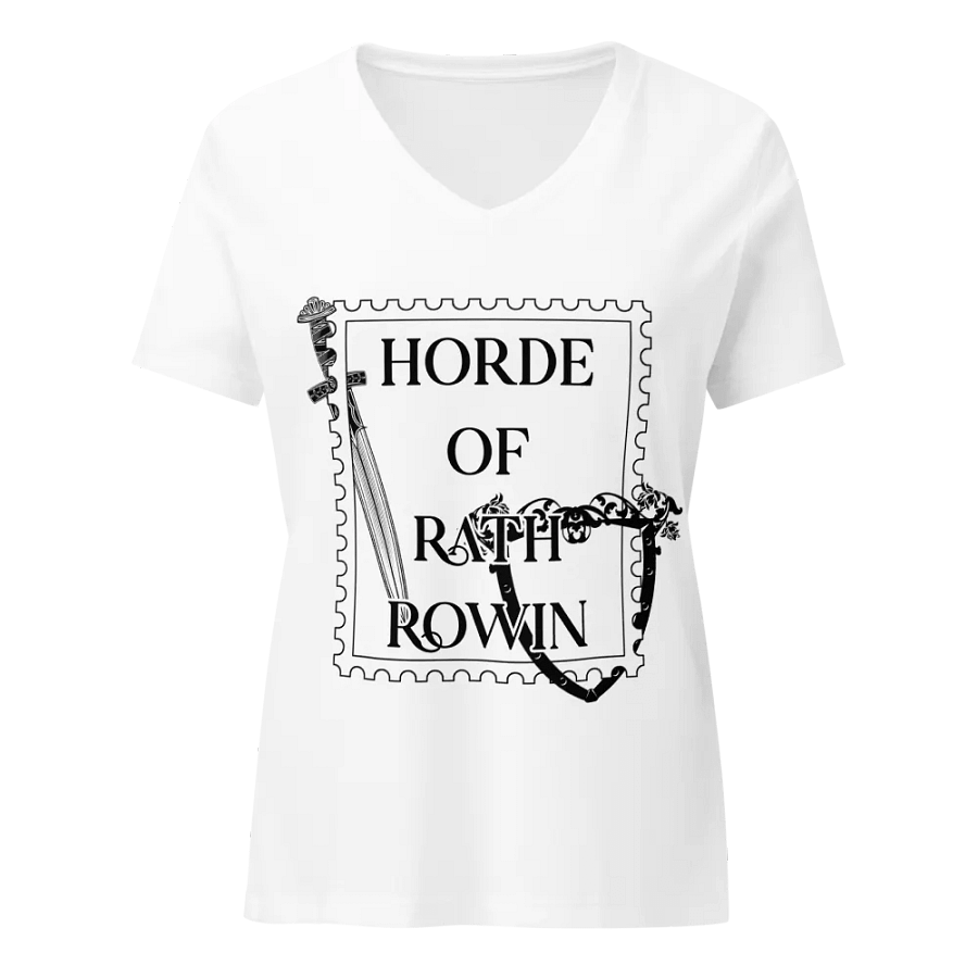 Rath Rowin Bella+Canvas Women's Relaxed V-Neck T-Shirt product image (9)
