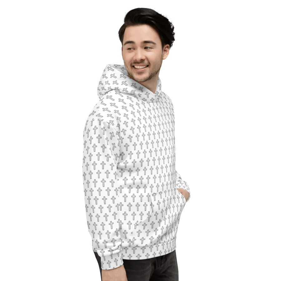All Over Cross Hoodie product image (5)
