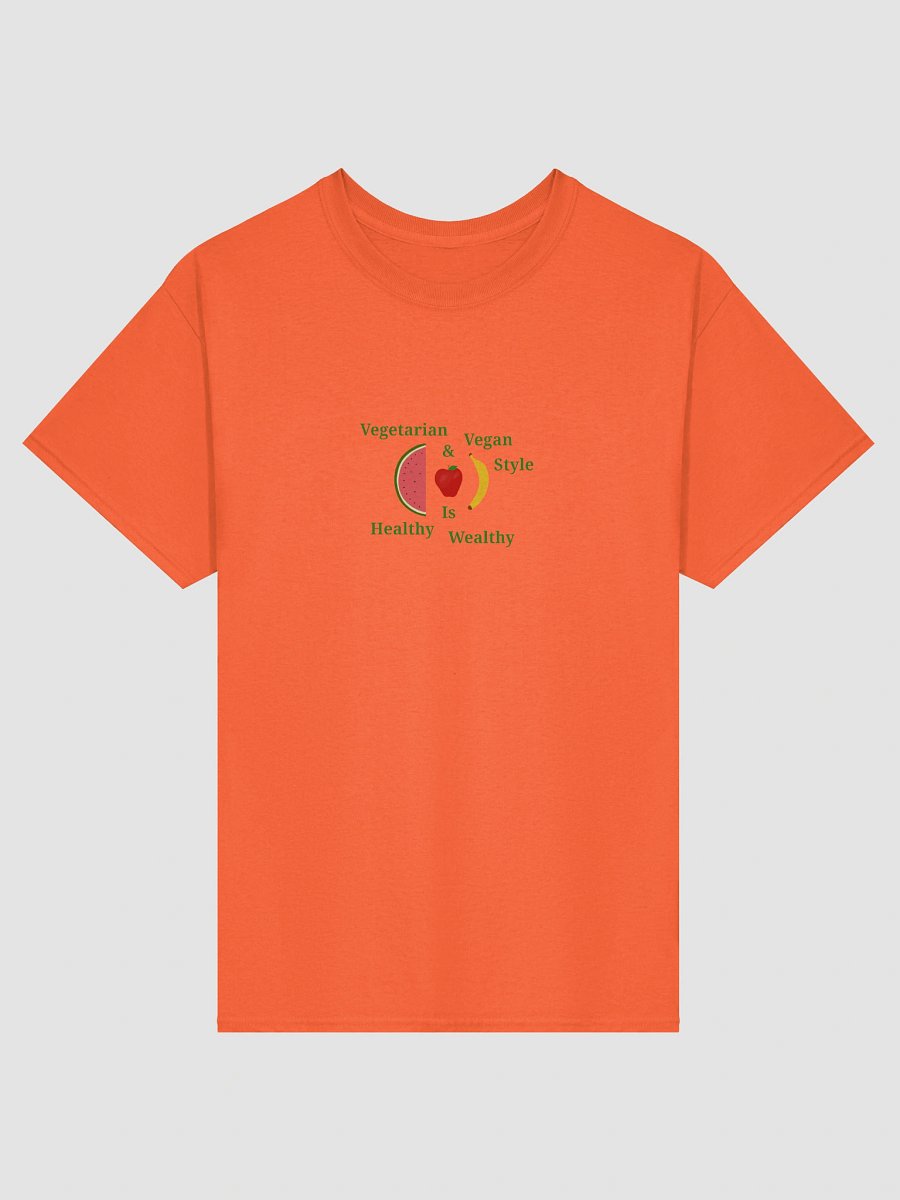 Healthy Wealthy Vegetarian & Vegan Tee product image (1)