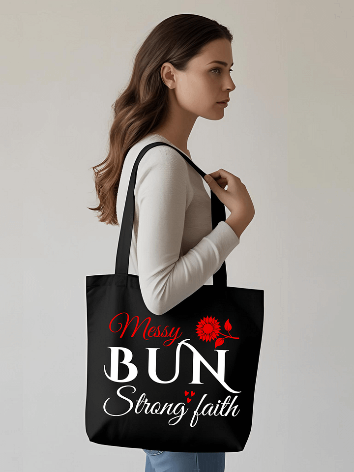 Strong Faith Eco Tote Bag. product image (1)