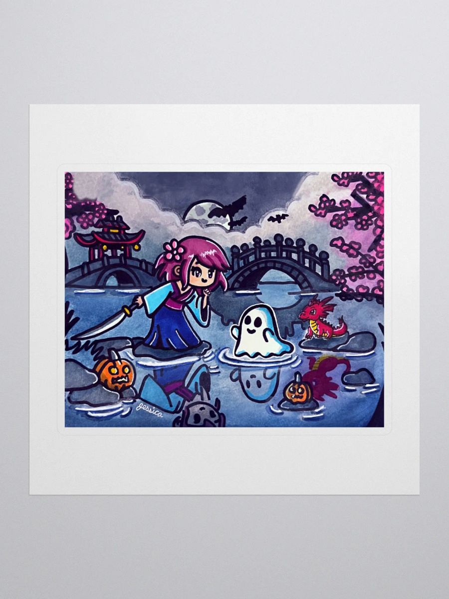 Mystical River Reflections Sticker product image (1)