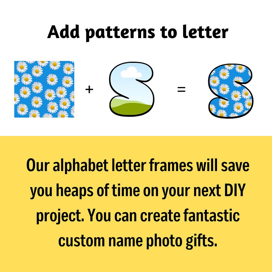 Fat and Fun Alphabet (A - Z) Single Frame Canva Templates product image (7)