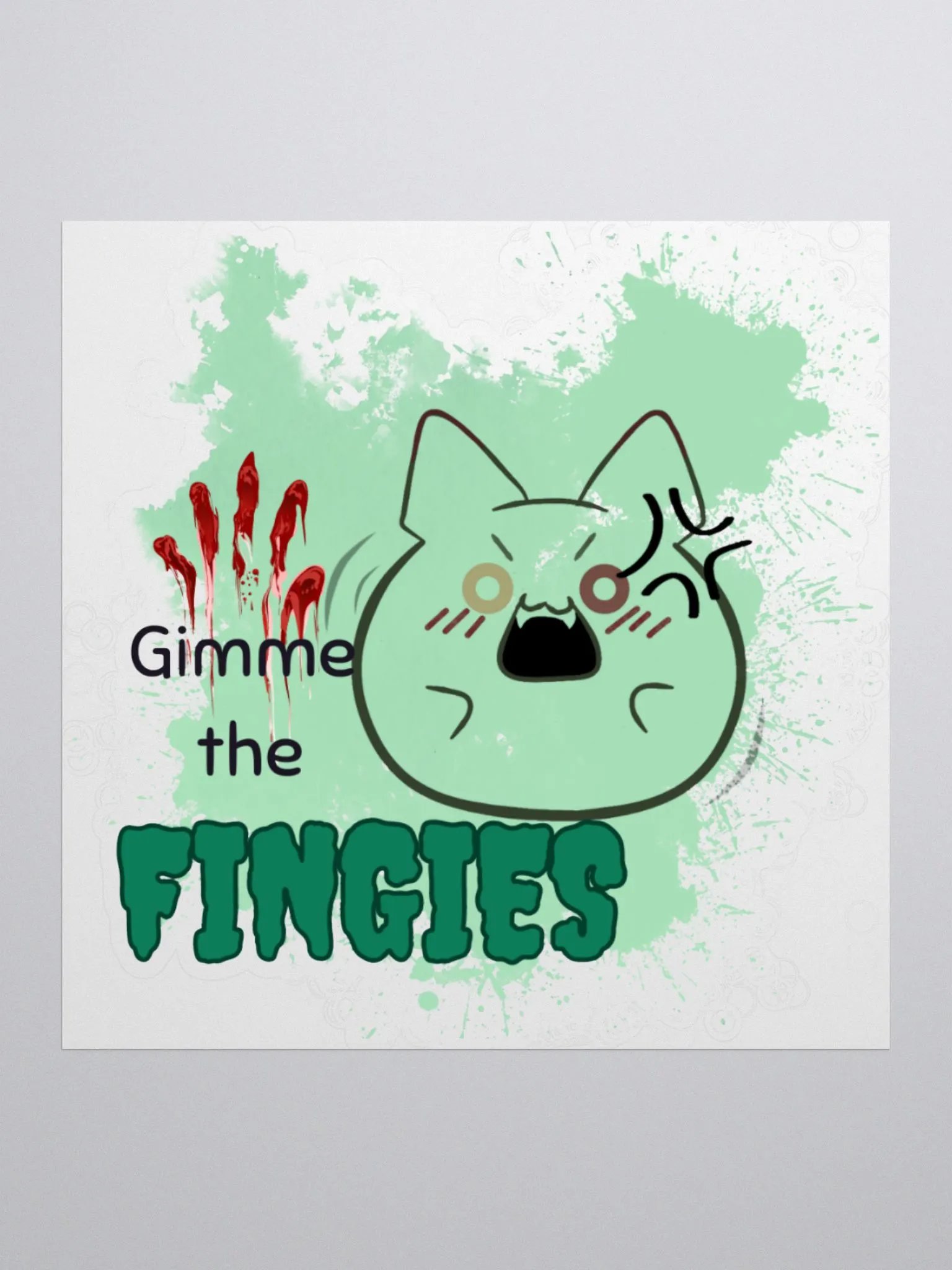 Gimme the Fingies Kiss Cut Stickers product image (1)