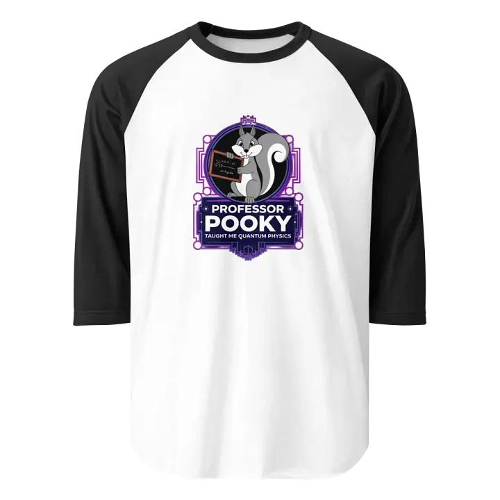 Quantum Physics Squirrel Raglan Tee product image (1)