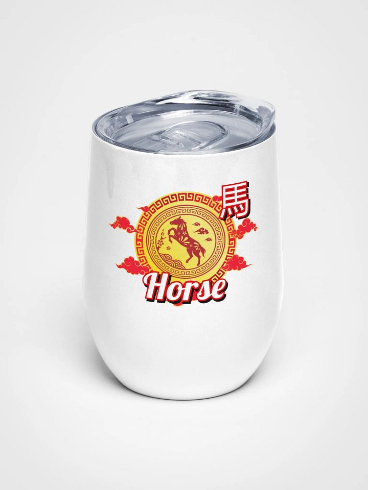 Horse - Chinese Zodiac Wine Tumbler product image (1)