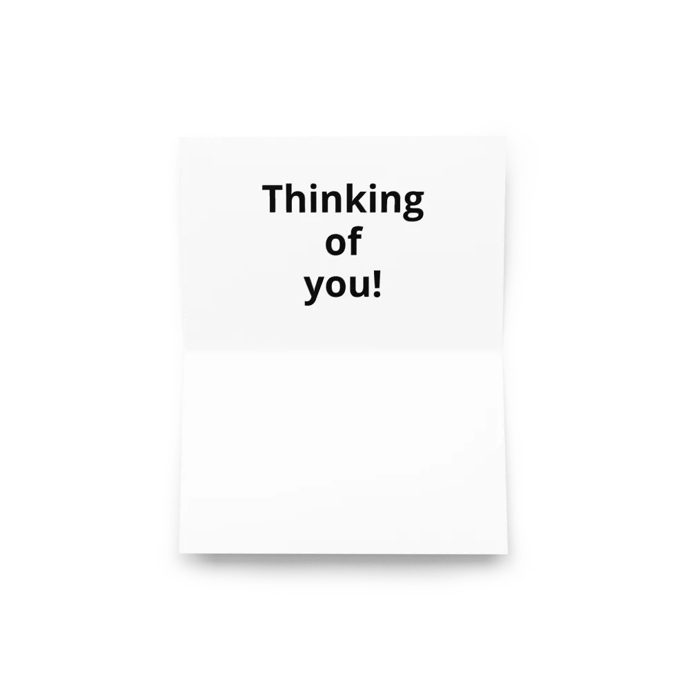 "Thinking of You!" Greeting Card product image (3)