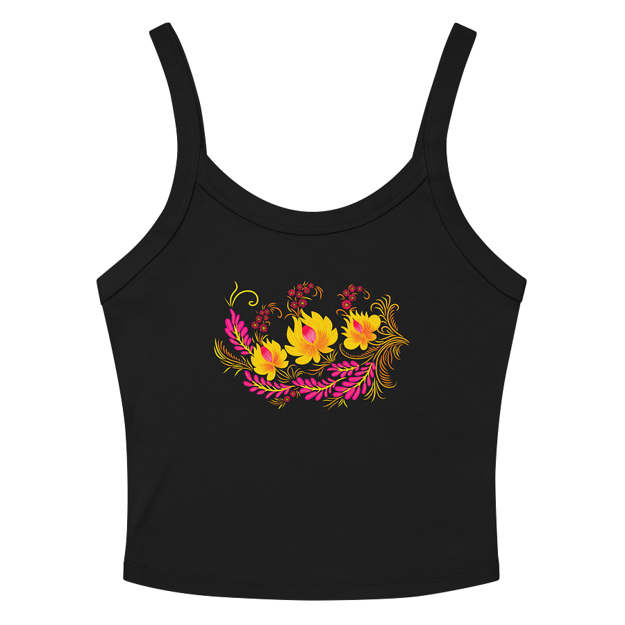 Floral Whimsy Micro-Rib Tank product image (4)