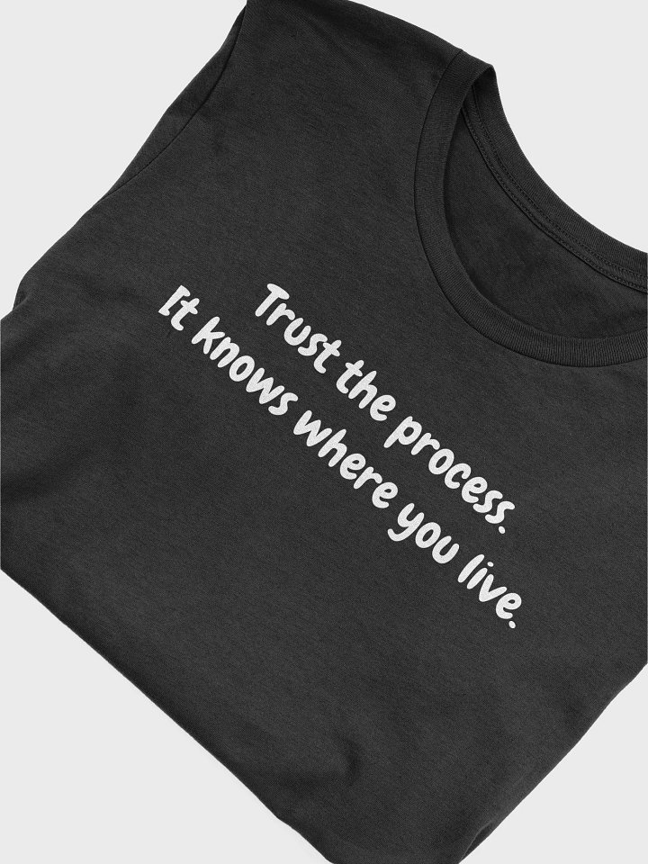 Trust the process tshirt product image (1)