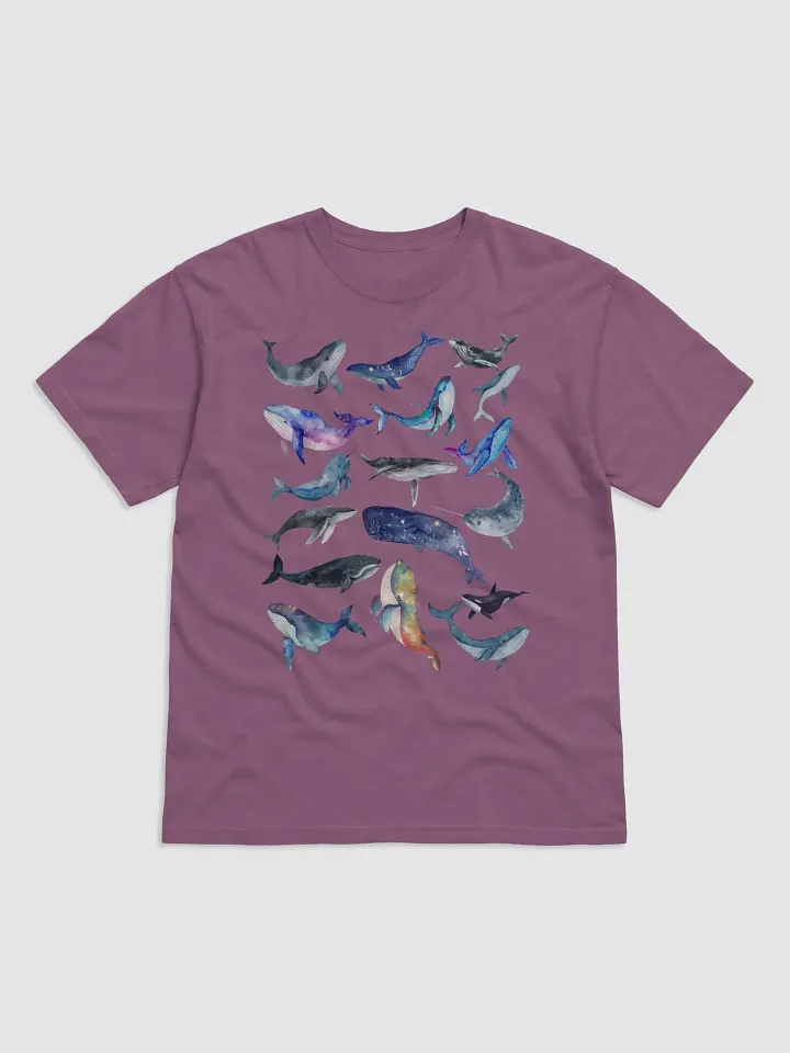 Whale Collage Adult T-Shirt product image (1)