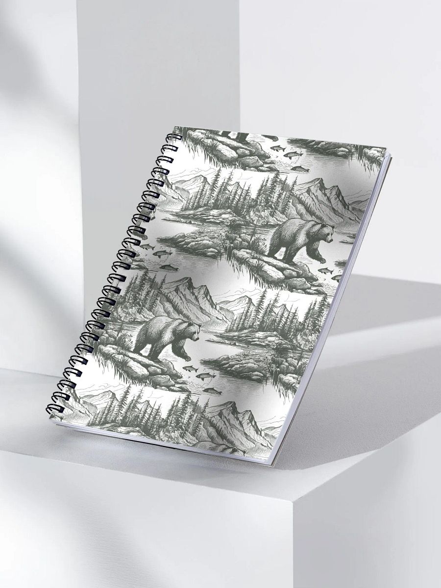 Hunting Bear Spiral Notebook product image (3)