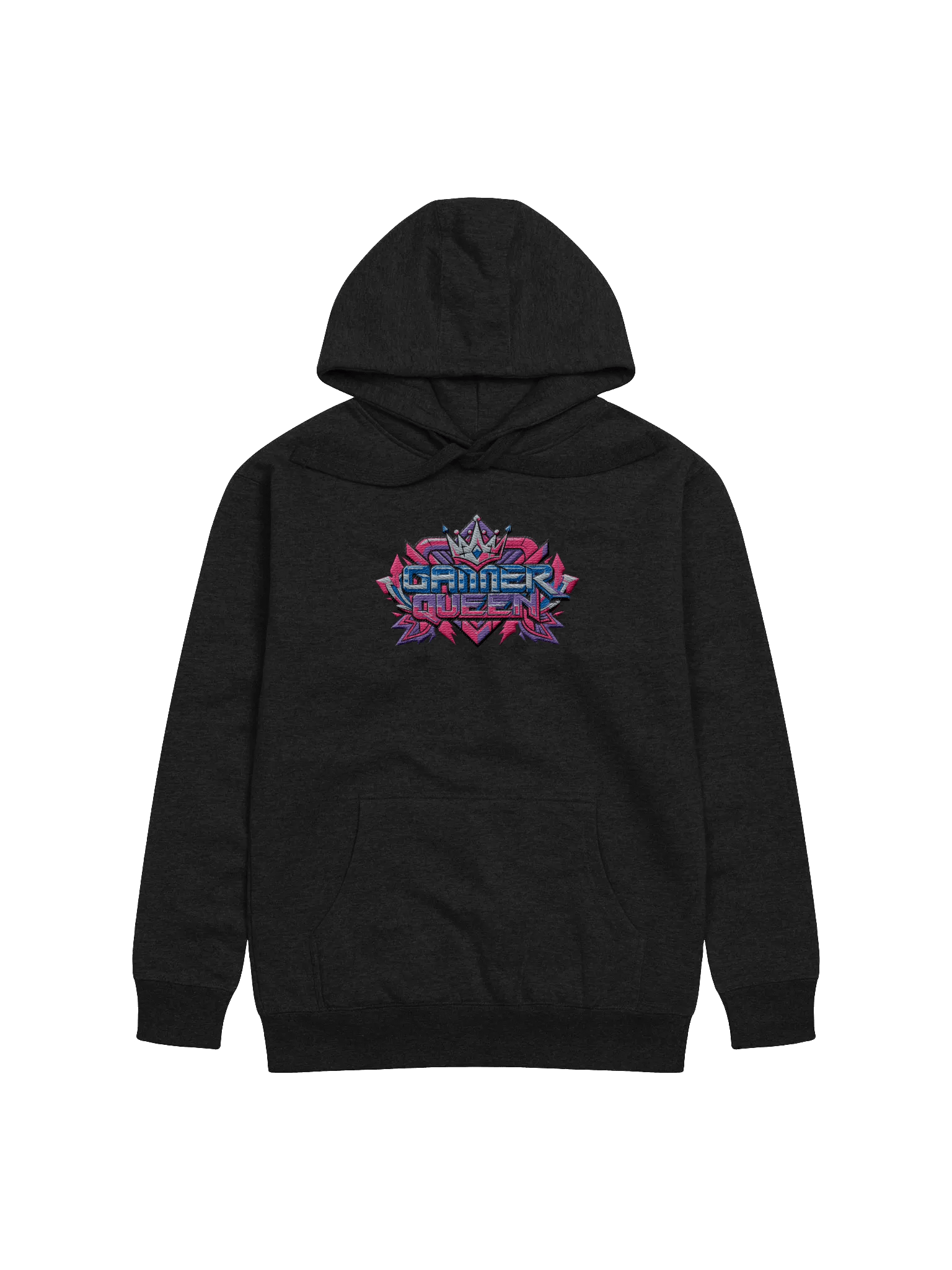 Gamer Queen Center Embroidered Hoodie product image (1)