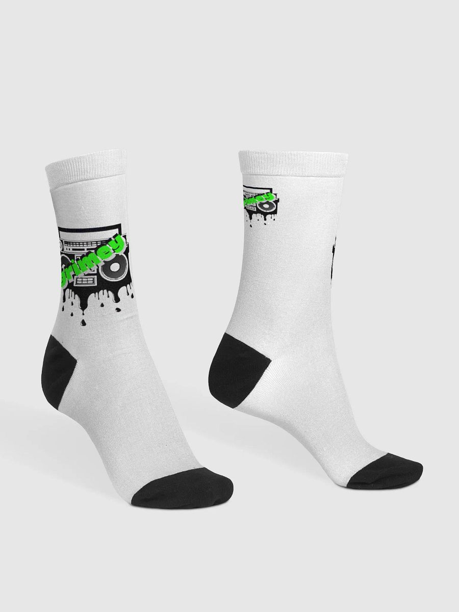 Grimey Thigh-High Socks – Drip So Loud, You Wear It High product image (3)