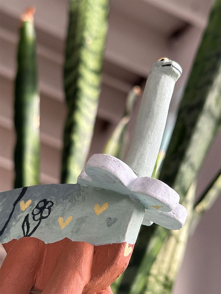 Spring Sauropod Ceramic Spill product image (1)