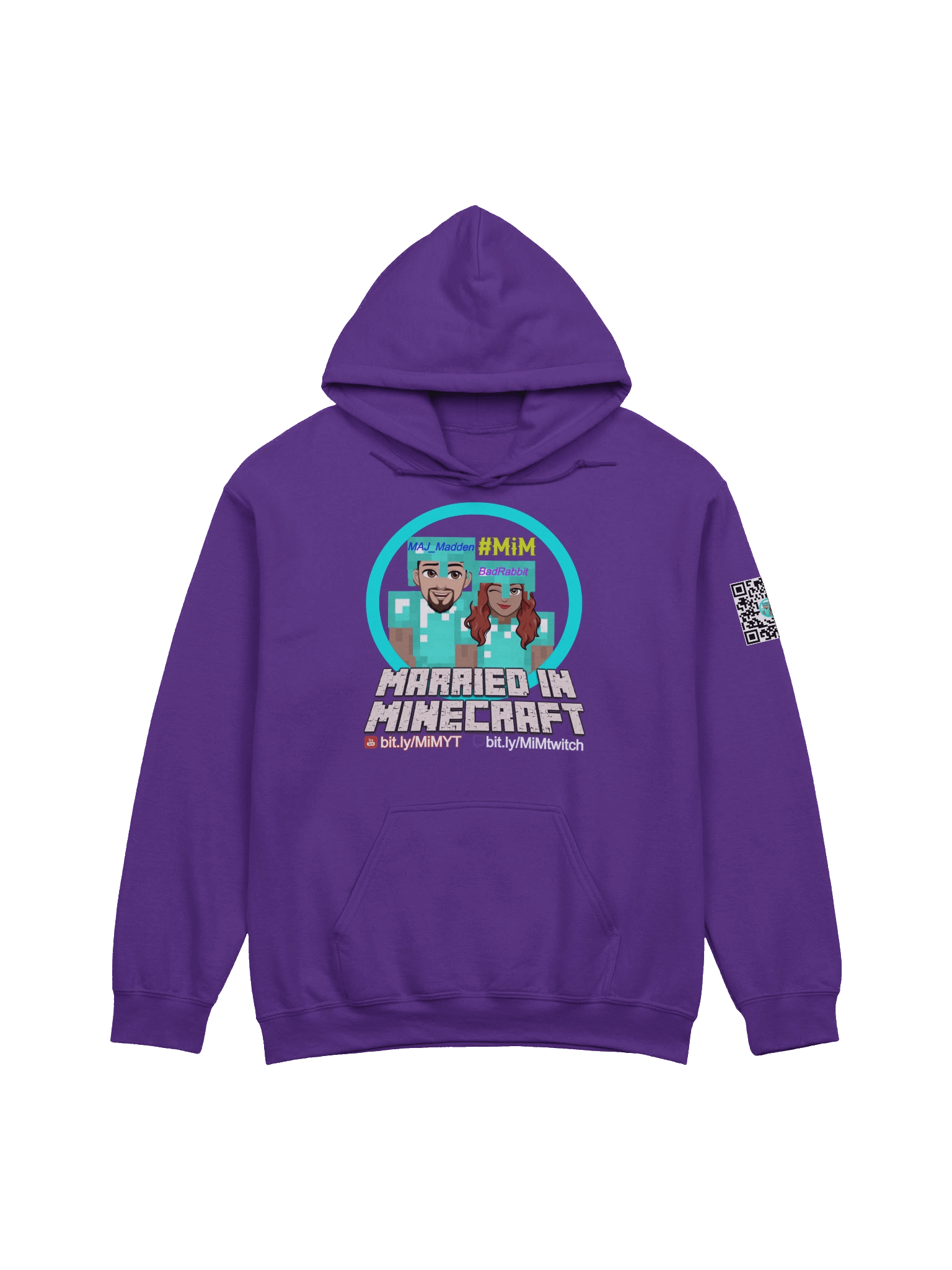 Classic Married in Minecraft Logo Hoodie product image (4)