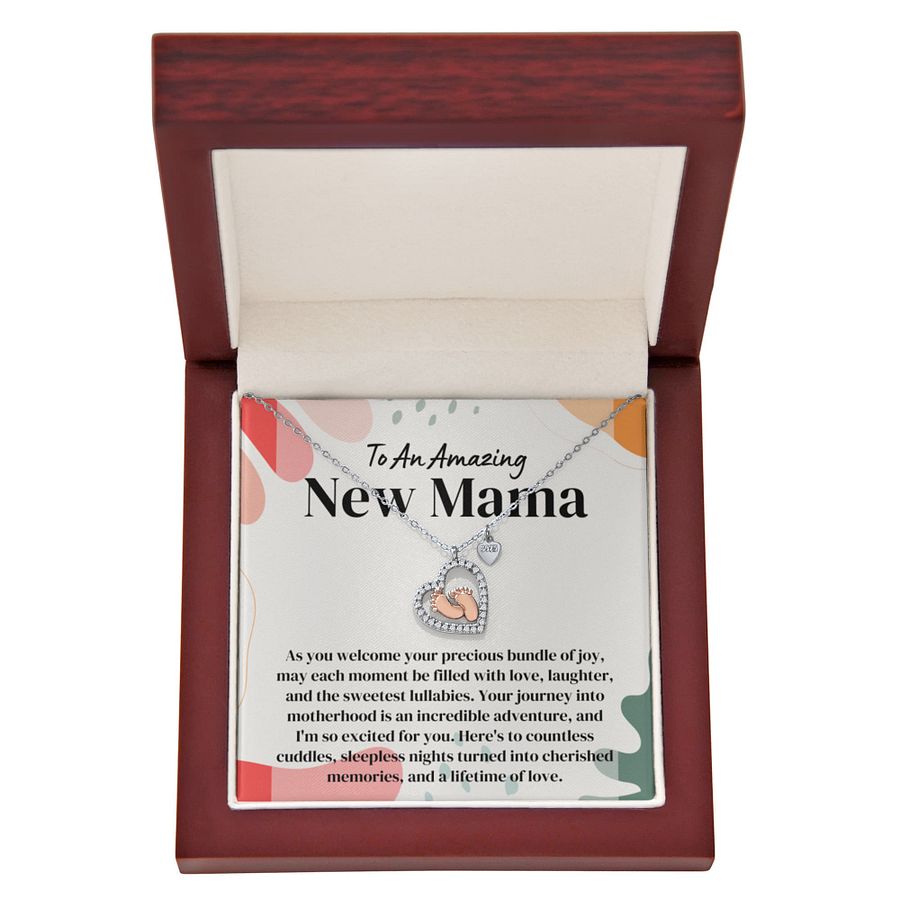 New Mama Baby Feet Necklace - Lifetime Of Love product image (6)