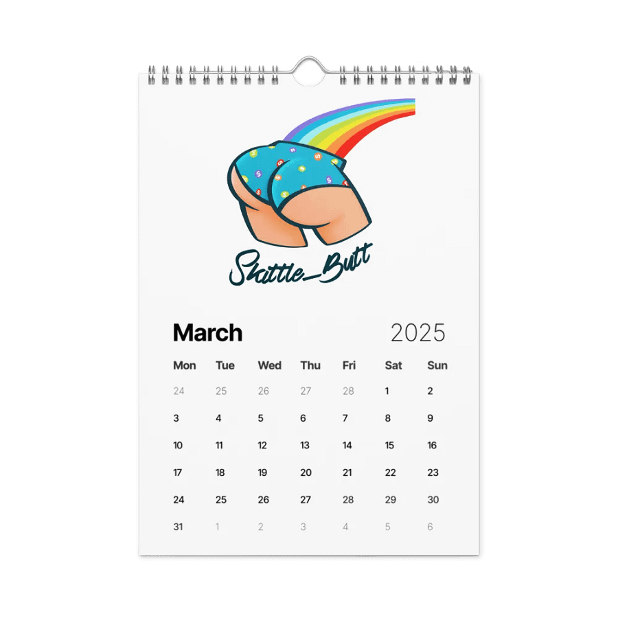 Skittle Butt 2025 Wall Calendar product image (9)
