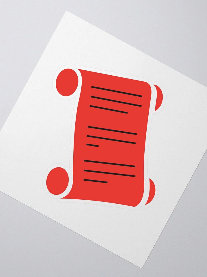 The Forbidden Scrolls Logo Sticker product image (2)