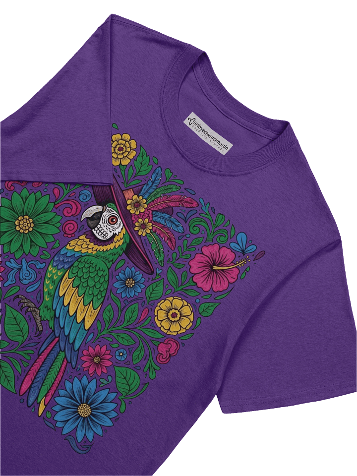 Dia de Muertos Parrot Design T-Shirt product image (15)