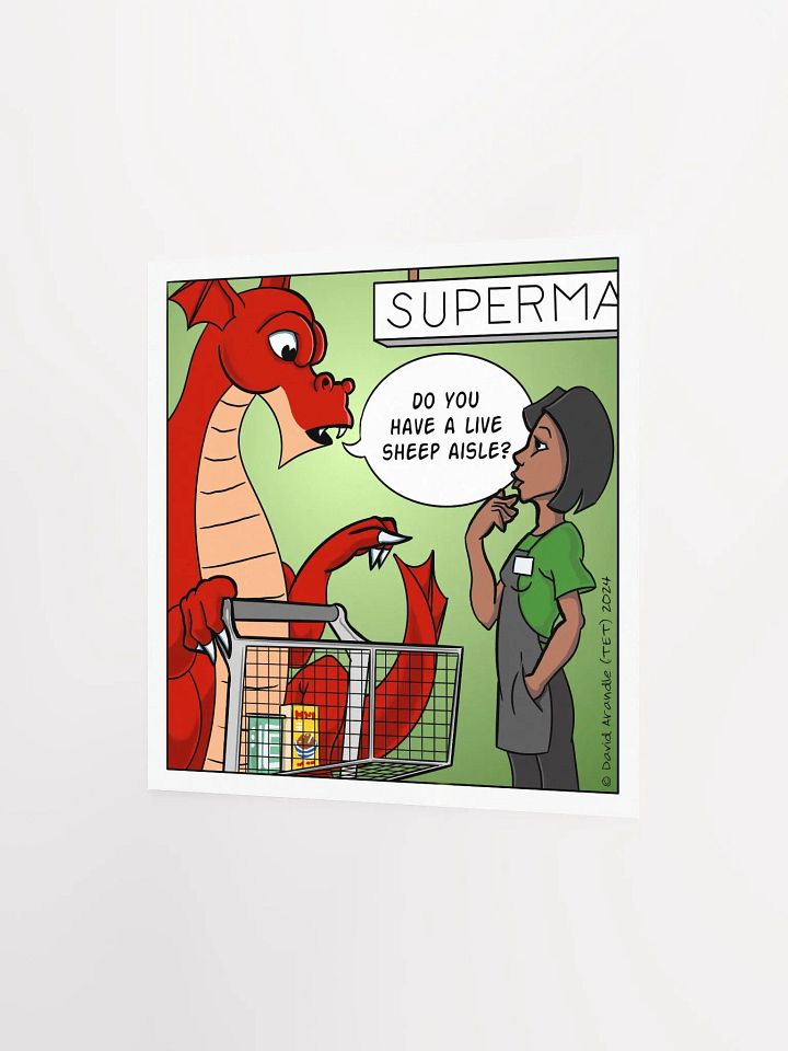 Live Sheep Aisle - Resident Dragon Poster product image (2)