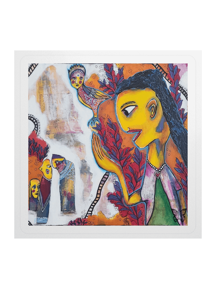 I Have Hope That Peace Will Fly Again Art Sticker product image (3)