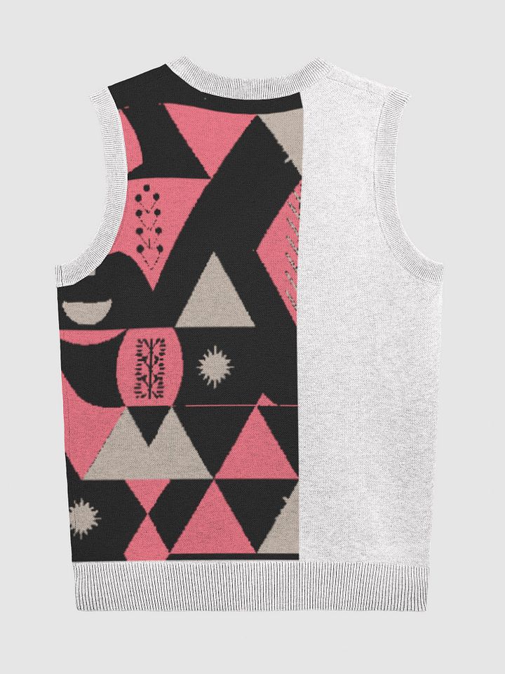 WINTER Geo Chic Knit V-Neck Vest product image (2)