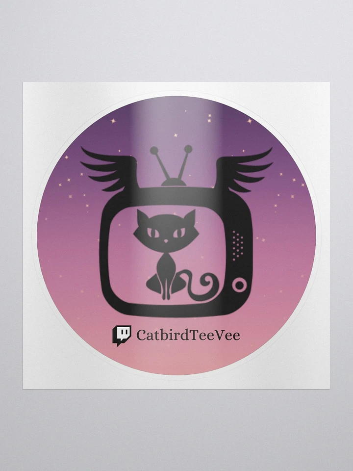 CatbirdTeeVee Logo Sticker product image (1)
