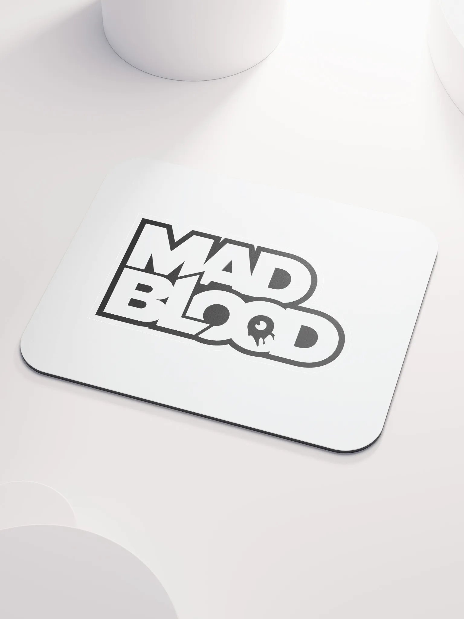 Mad Blood B & W Mouse Pad product image (3)