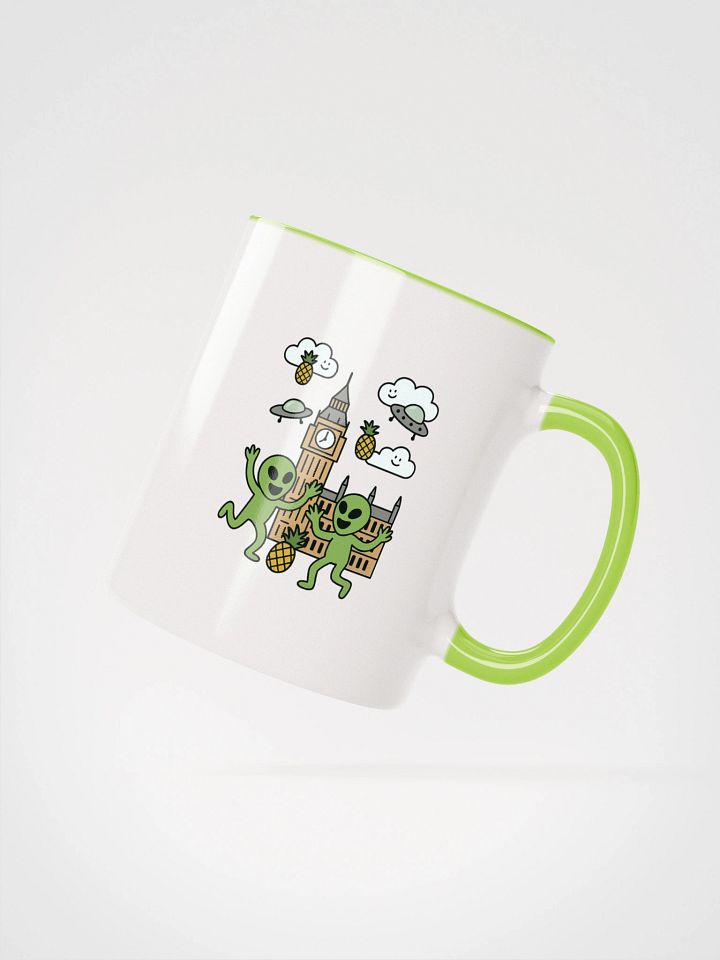 Martians Take London! Roswell Aliens at Big Ben Mug product image (1)