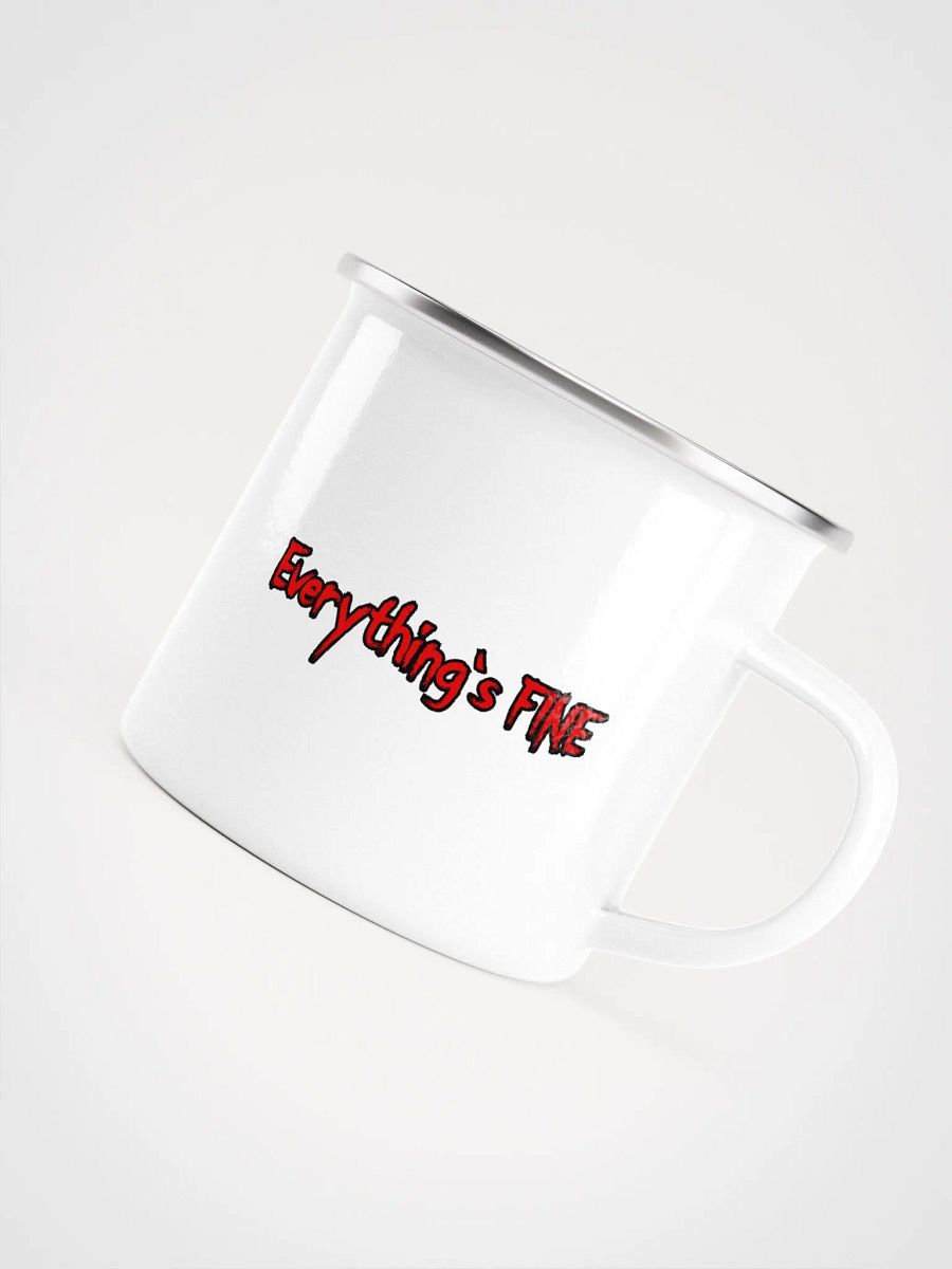 Everything's FINE Enamel Mug product image (4)