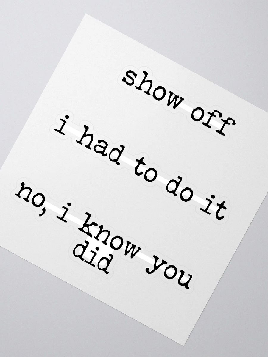 I Had to Do It Buddie Quote 3 pk Stickers product image (2)