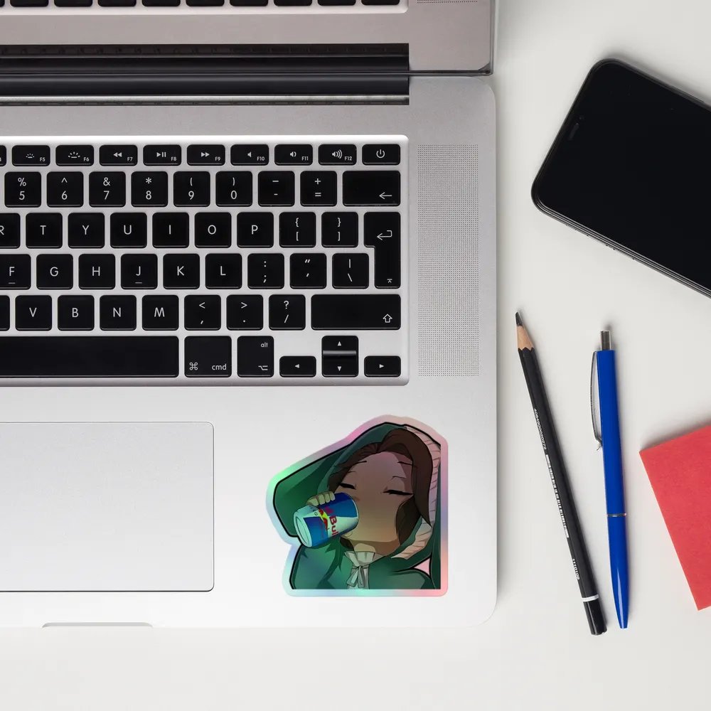 Bunny Zarina Red bull Sticker (Holographic) product image (12)