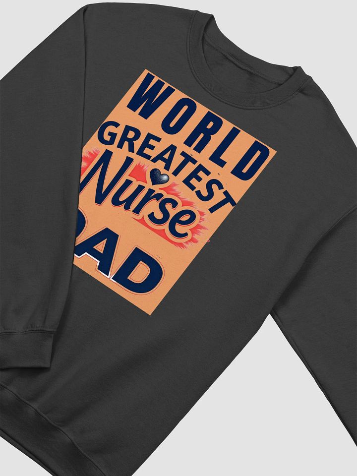 World's Greatest Nurse Dad Crewneck Sweatshirt product image (15)