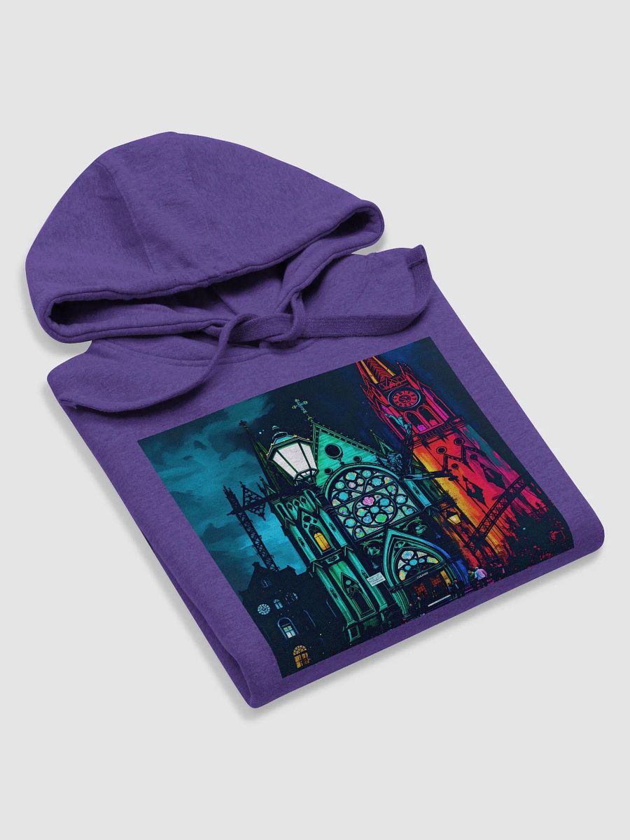 Gothic cathedral Cozy Cotton Blend Unisex Hoodie product image (5)