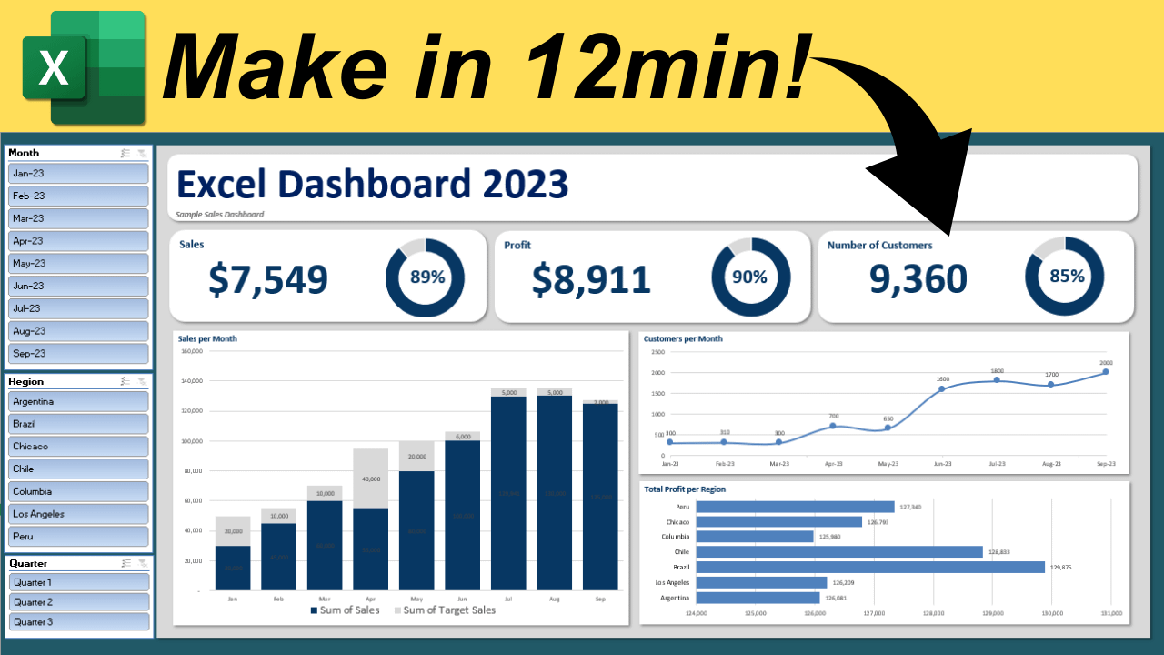 Excel file with Pivot Tables product image (1)