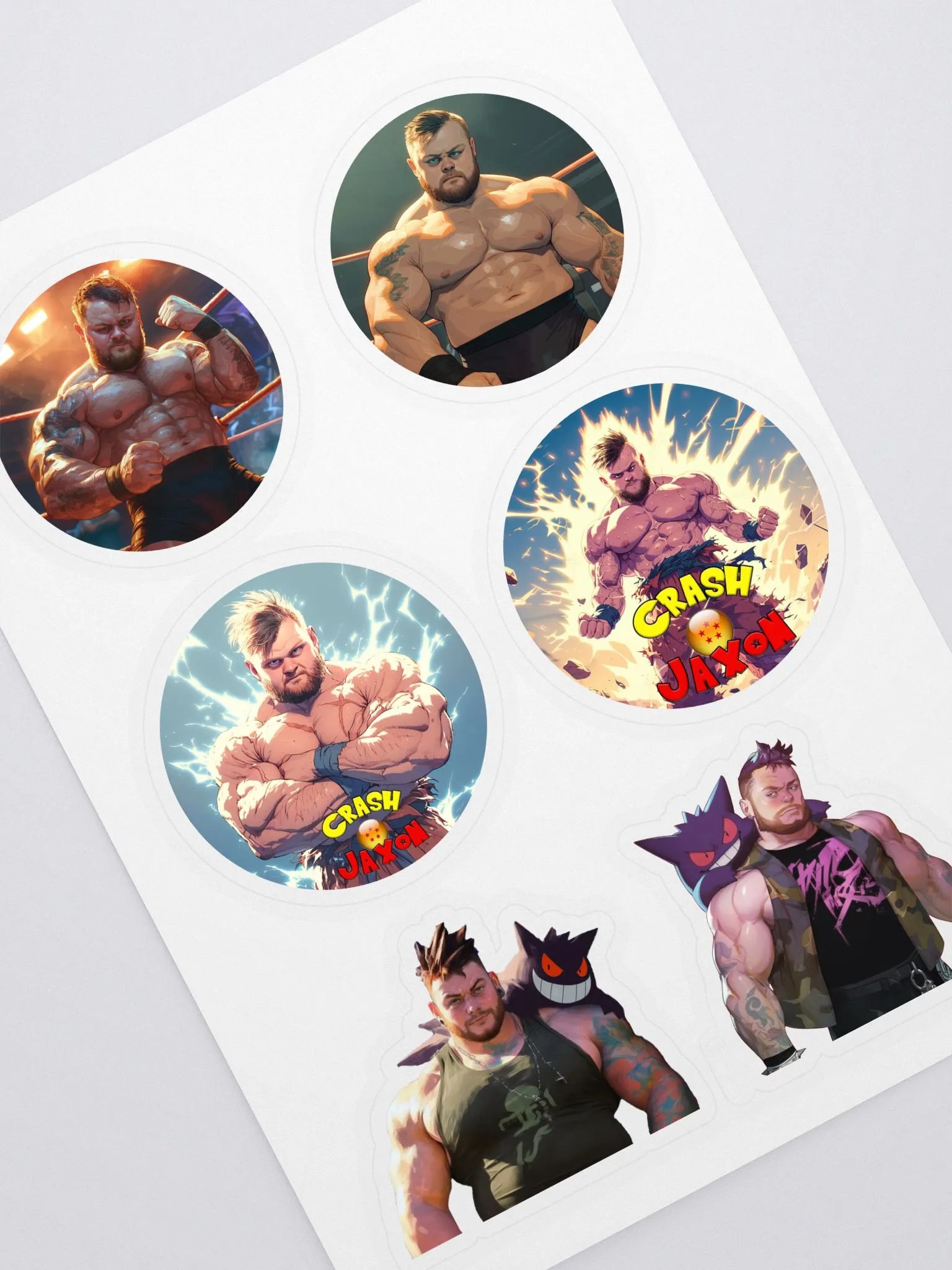 Crash Jaxon Sticker Sheet product image (1)