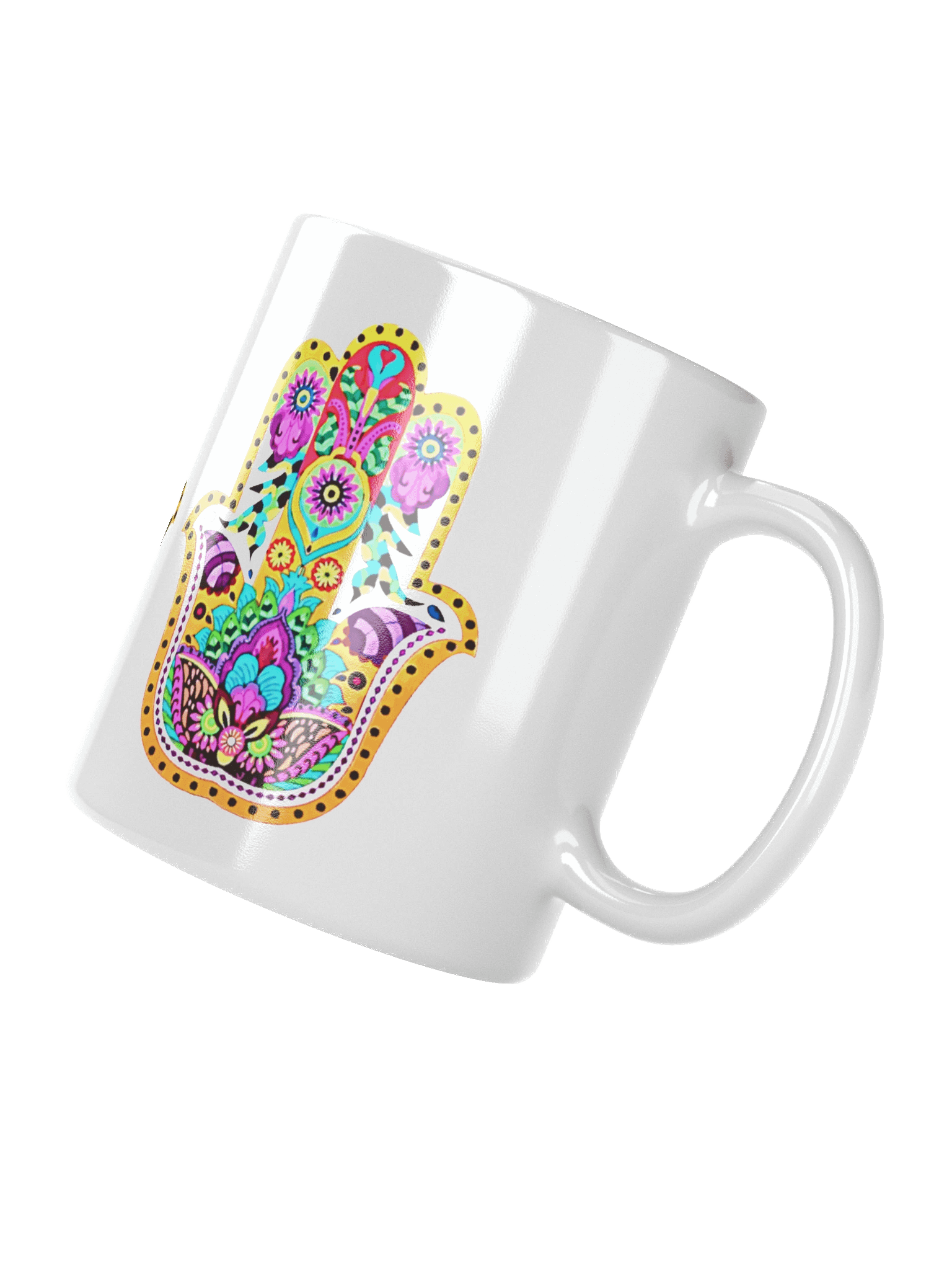 Radiant Hamsa Bloom - Mug product image (4)