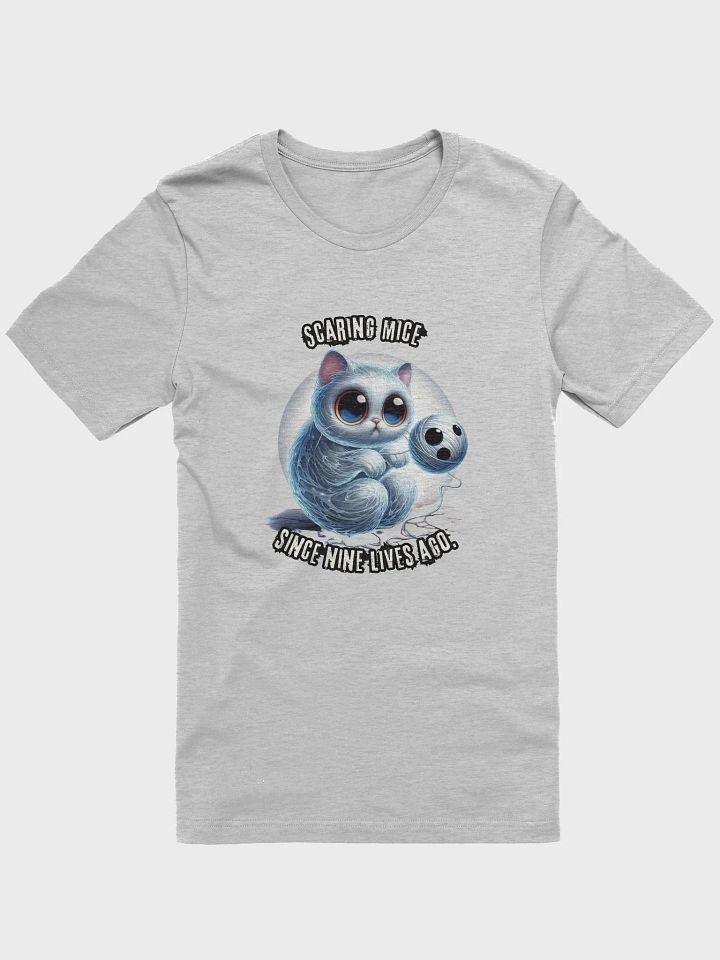 Cute 'Scaring Mice' Cat T-Shirt product image (3)