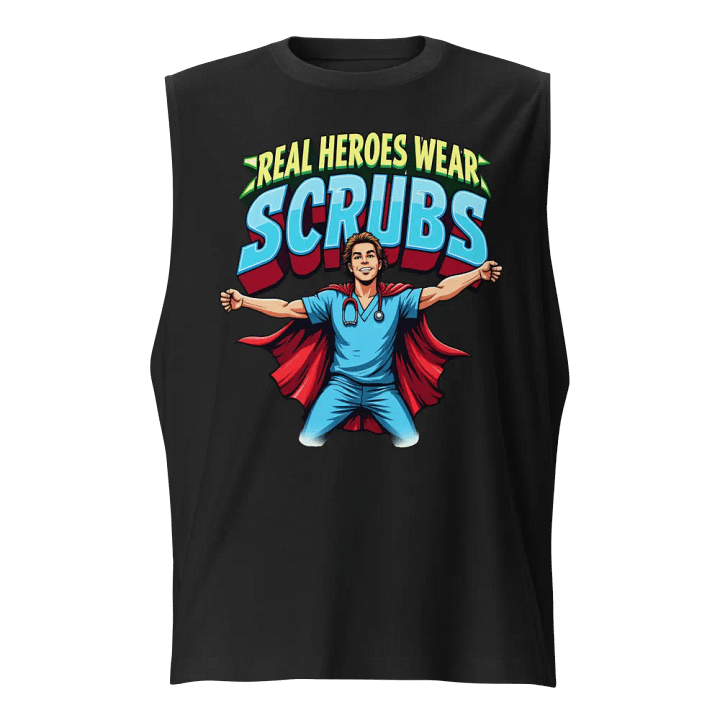 Superhero Scrubs Muscle Tank product image (1)