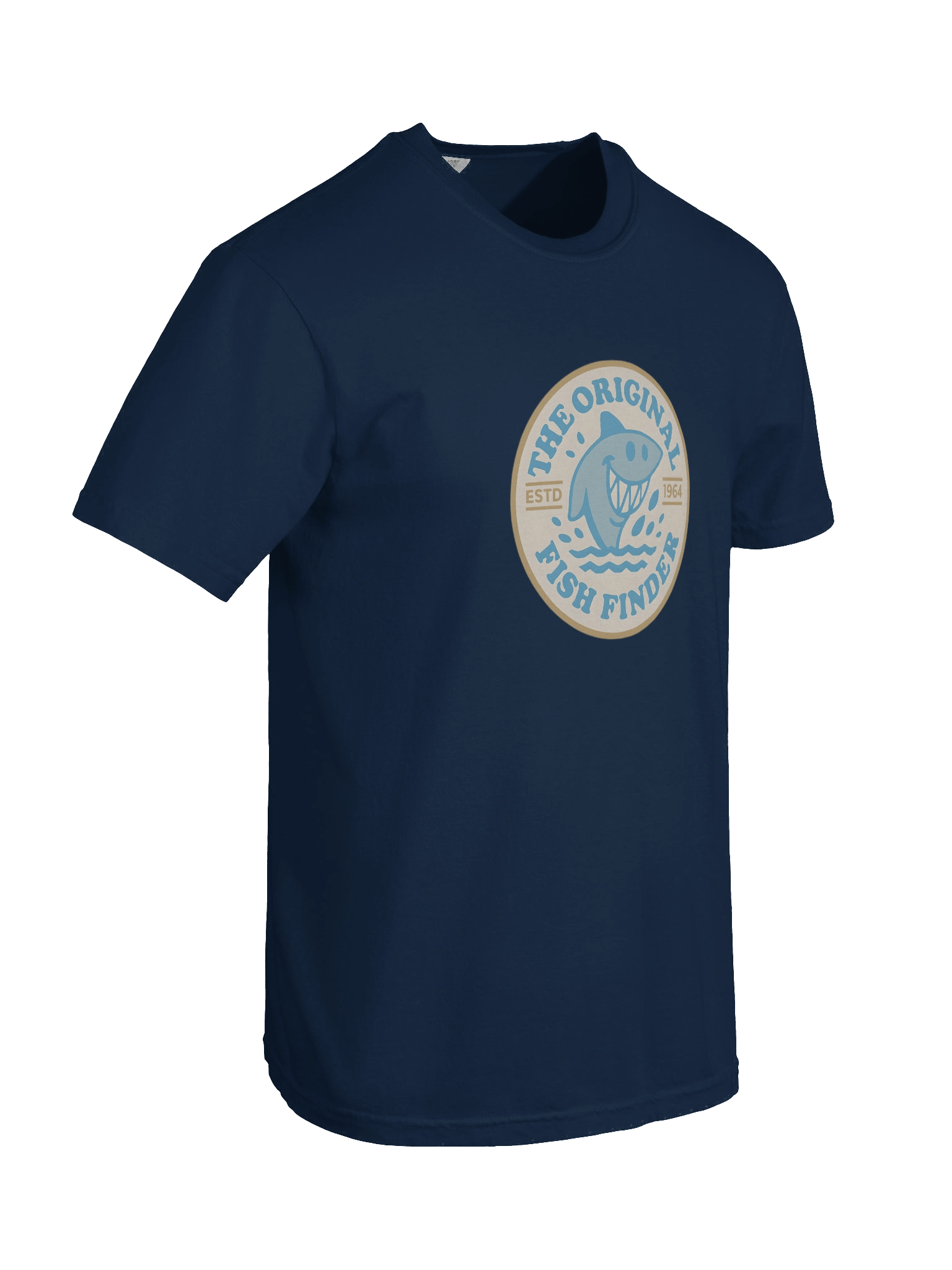 TOFF Shark T-Shirt / The Original Fish Finder Shark T-Shirt Full Colour Heavyweight product image (5)