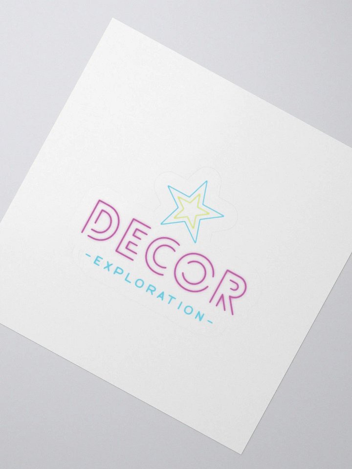Decor Exploration Emblem Kiss Cut Stickers product image (2)