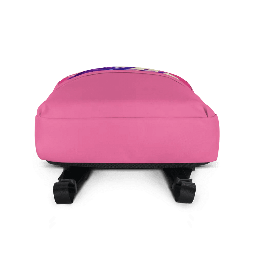 Greek God retrowave City Pop Pink Backpack product image (9)