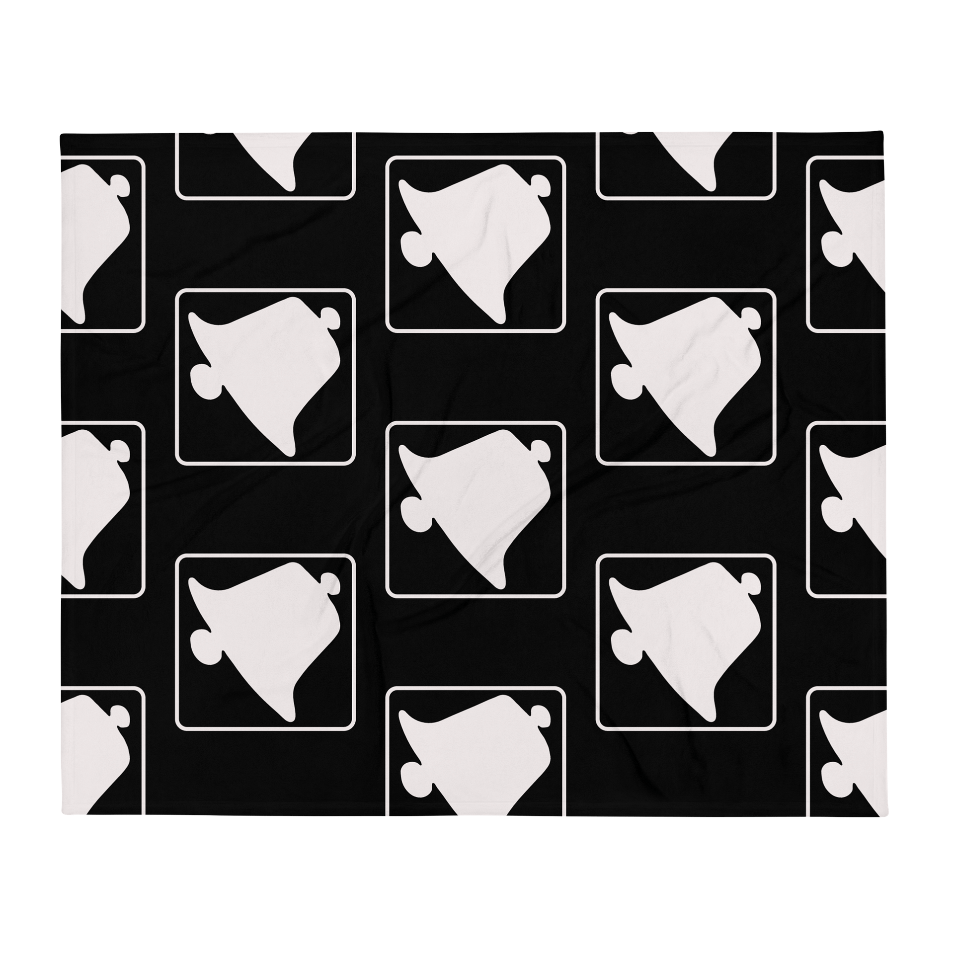 Cozy Black & White Nights Throw Blanket product image (1)